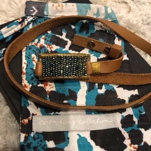 Noonday Brilliant Leather Wrap Bracelet